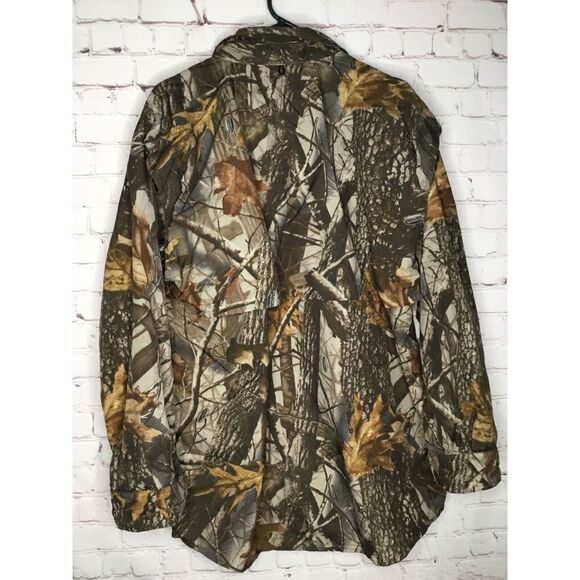 WINCHESTER Men’s Shirt L Large Hunting Top Camo Button Down Vented Lightweight - Picture 5 of 12